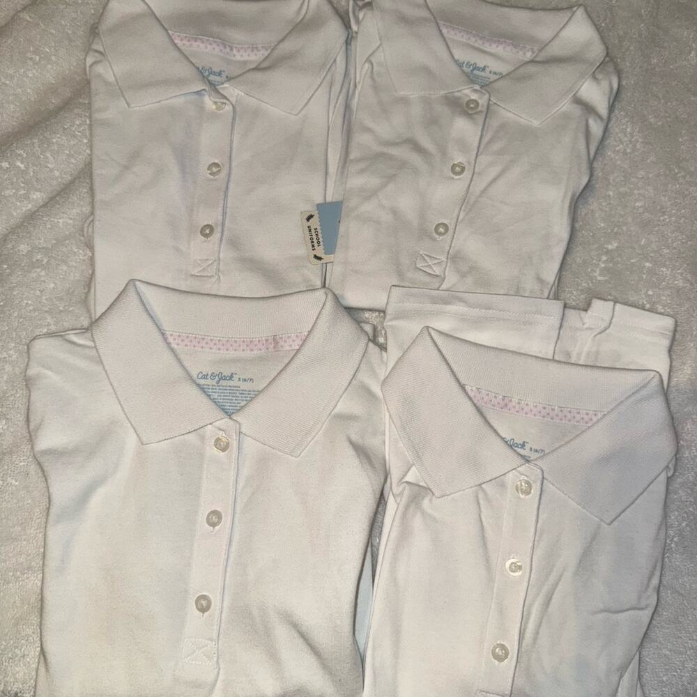 Girl polo shirts - 6/7